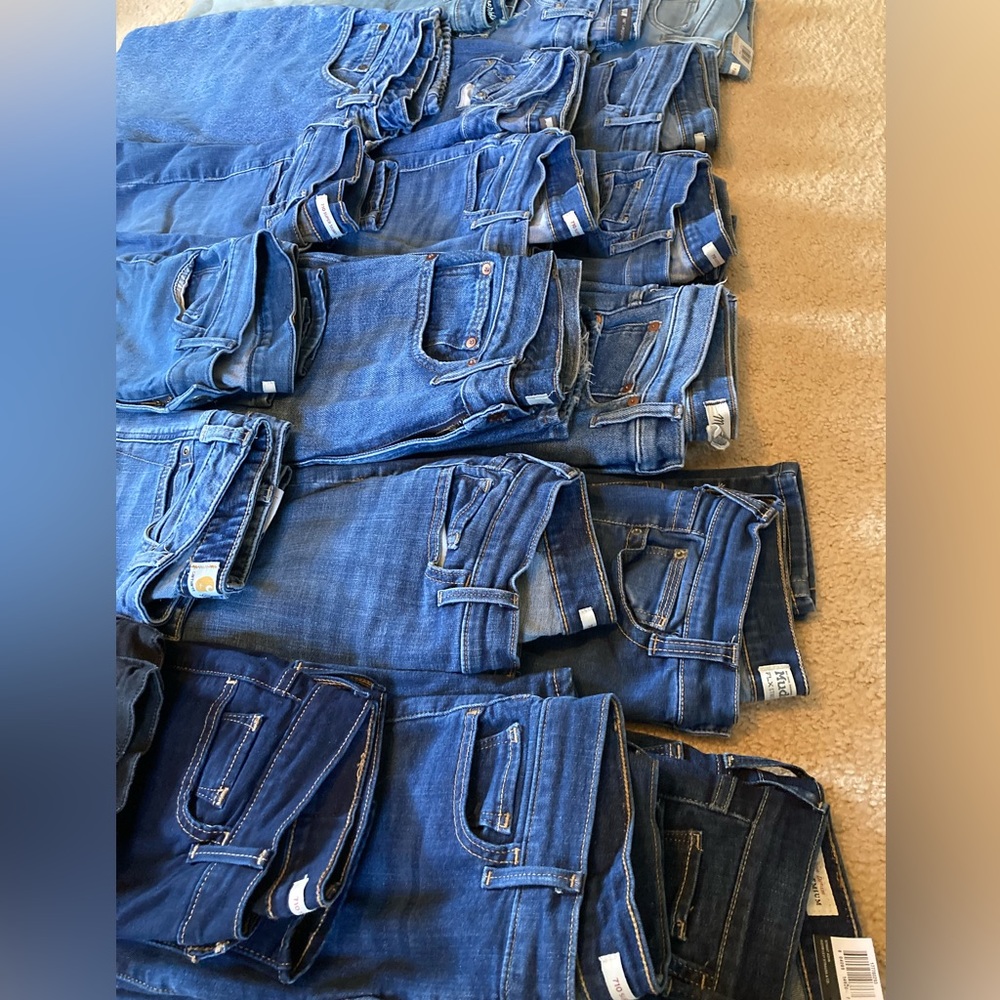 Plenty of great pairs of jeans in my closet!